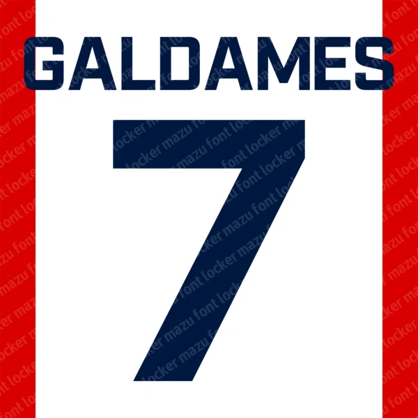 Atletico San Luis 2026-2027 Font Vector – Stunning Rojiblanco Masterpiece