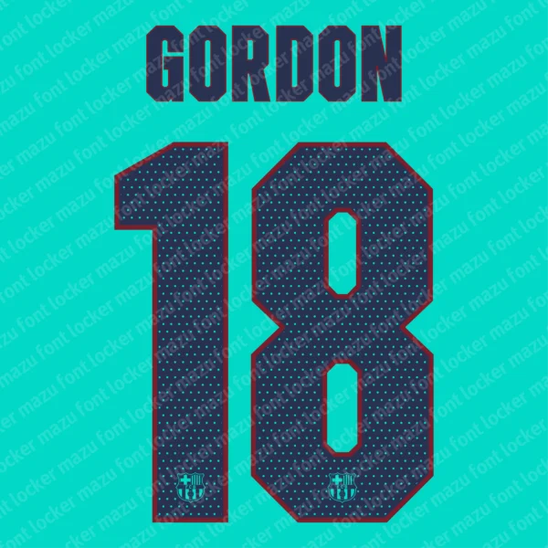 Barcelona UCL 2026-2027 Font Vector – Legendary Blaugrana Dominant Masterpiece