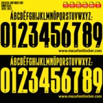 Borussia Dortmund 2020-2021 Font Vector – Legendary BVB Masterpiece