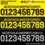 Borussia Dortmund 2022-2024 Font Vector – Epic Schwarzgelb Masterpiece