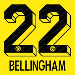 Borussia Dortmund 2022-2024 Font