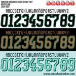 Borussia Monchengladbach 2026-2027 Font Vector – Epic Die Fohlen Masterpiece