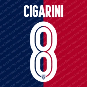 Cagliari Calcio 2018-2019 Font