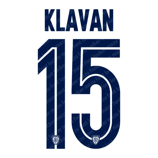 Cagliari Calcio 2018-2019 Font Vector – Epic Rossoblù Masterpiece