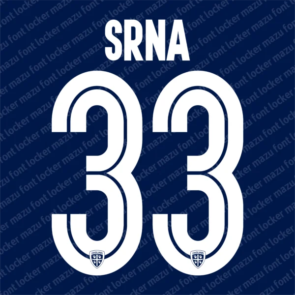 Cagliari Calcio 2018-2019 Font Vector – Epic Rossoblù Masterpiece