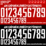 Canada World Cup 2026 Font Vector – Epic Maple Leaf Warriors Masterpiece