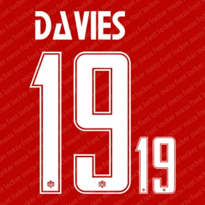 Canada World Cup 2026 Font