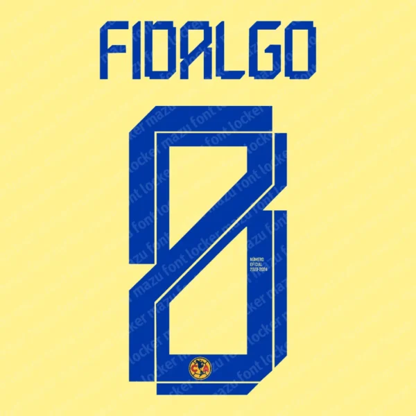 Club America 2023-2024 Font Vector – Stunning Águilas Masterpiece