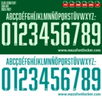 Club León 2026-2027 Font Vector – Stunning Esmeralda Masterpiece