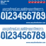 Cruz Azul 2008-2009 Font Vector – Epic La Máquina Masterpiece