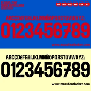 FC Basel 2026-2027 Font Vector – Epic Rotblau Masterpiece