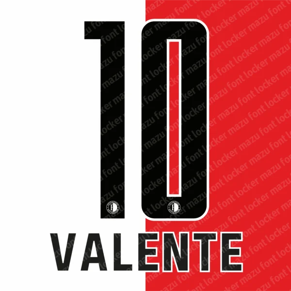 Feyenoord Rotterdam 2026-2027 Font Vector – Stunning Trots van Zuid Masterpiece