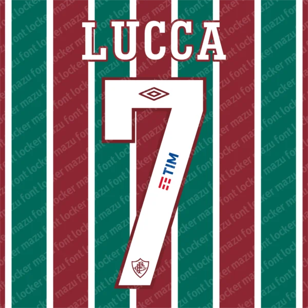 Fluminense 2020-2022 Font Vector – Legendary Tricolor Masterpiece