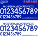 France World Cup 2006 Font Vector – Epic Les Bleus Masterpiece