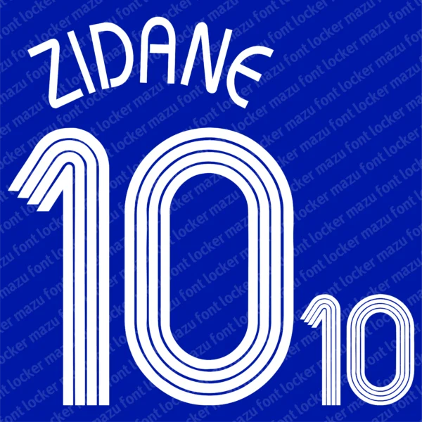France World Cup 2006 Font Vector – Epic Les Bleus Masterpiece
