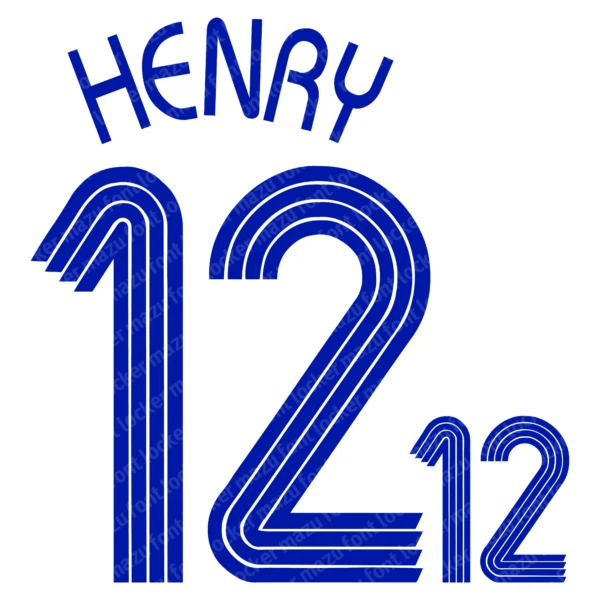 France World Cup 2006 Font Vector – Epic Les Bleus Masterpiece