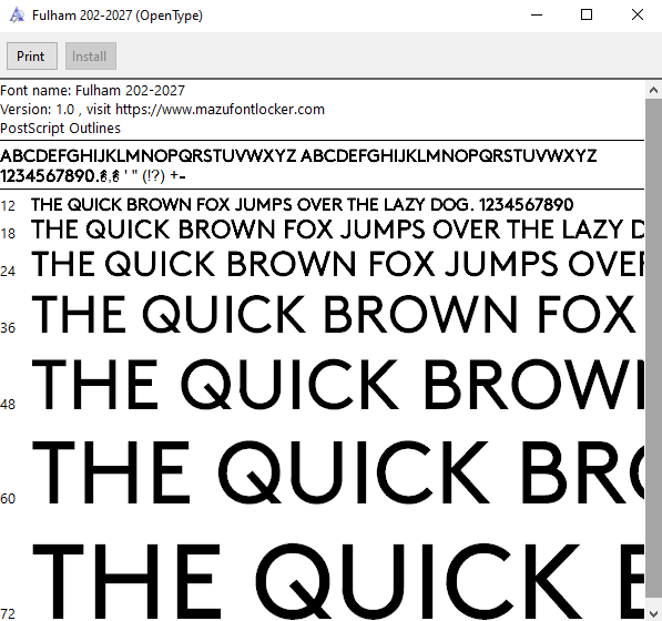 Fulham FC 2026-2027 Font Vector – Epic Cottagers Masterpiece