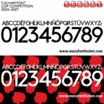 Fulham FC 2026-2027 Font Vector – Epic Cottagers Masterpiece
