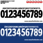 Hamburger SV 2026-2027 Font Vector – Stunning Rothosen Legacy