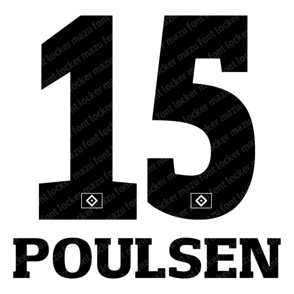 Hamburger SV 2026-2027 Font Vector – Stunning Rothosen Legacy