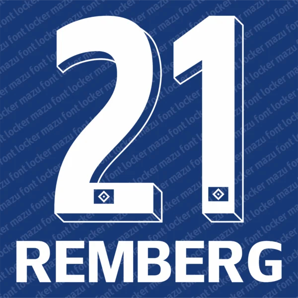 Hamburger SV 2026-2027 Font Vector – Stunning Rothosen Legacy