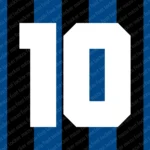 Inter Milan 1992-1996 Font Vector – Stunning Legendary Nerazzurri