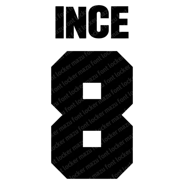 Inter Milan 1992-1996 Font Vector – Stunning Legendary Nerazzurri