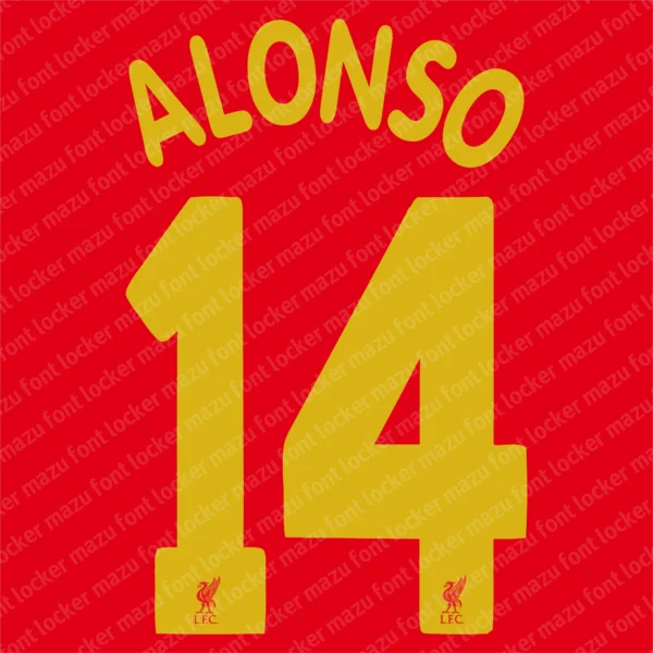 Liverpool 2004-2006 Font Vector – Legendary Istanbul Reds Masterpiece