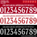 Liverpool 2026-2027 Font Vector – Epic Red Anfield Masterpiece