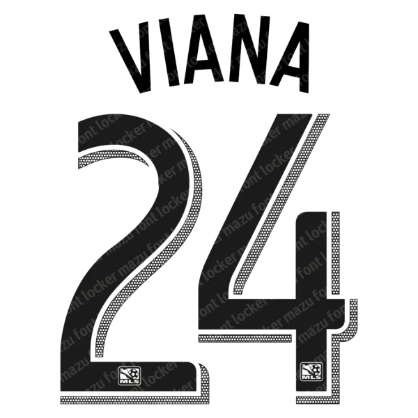 Major League Soccer USA 2012-2015 Font Vector – Legendary American Soccer Masterpiece