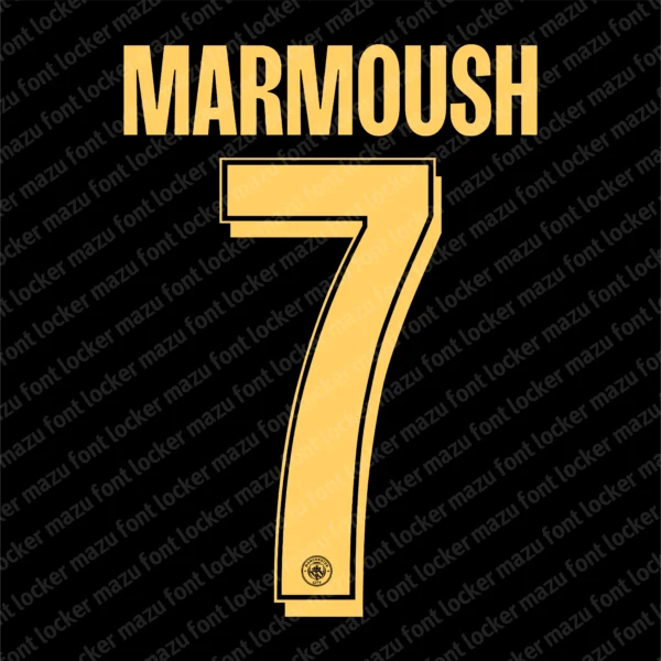 Manchester City 2026-2027 Font Vector – Epic Sky Blue Citizens Masterpiece