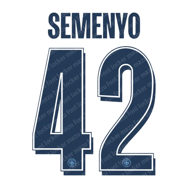 Manchester City 2026-2027 Font Vector – Epic Sky Blue Citizens Masterpiece
