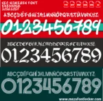 NEC Nijmegen 2026-2027 Font Vector – Stunning Rood-Groenen Masterpiece
