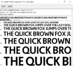 Premier League 2007-2017 Font Vector – Legendary Iconic English Football Masterpiece
