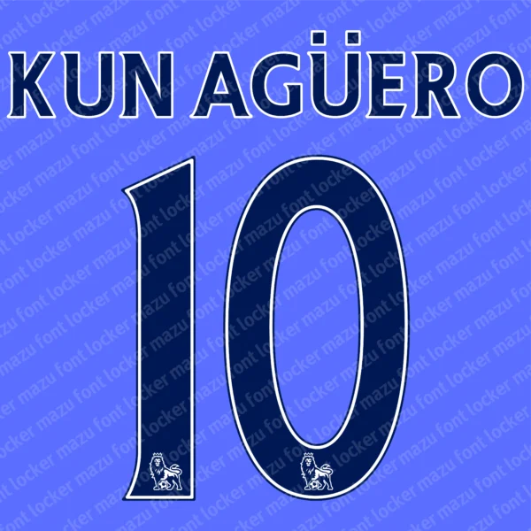 Premier League 2007-2017 Font Vector – Legendary Iconic English Football Masterpiece