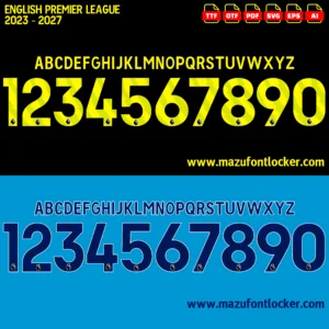 Premier League 2023-2027 Font