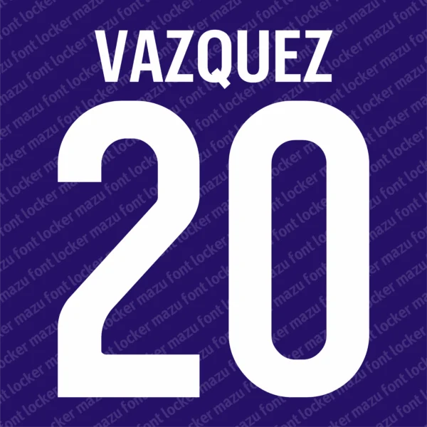 RSC Anderlecht 2026-2027 Font Vector – Stunning Purple & White Masterpiece