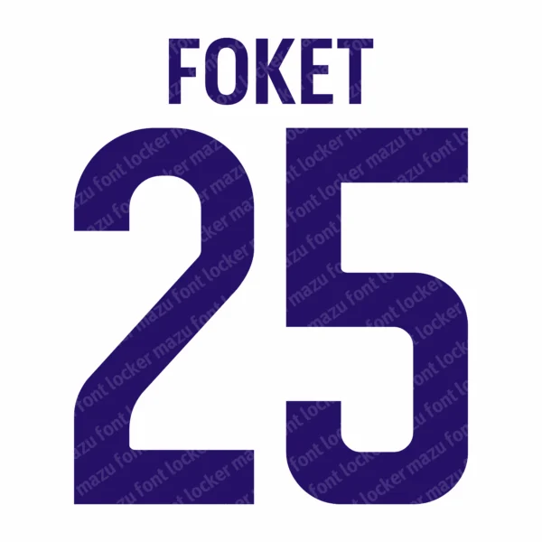 RSC Anderlecht 2026-2027 Font Vector – Stunning Purple & White Masterpiece