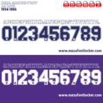 Real Madrid 1994-1996 Font Vector – Legendary Los Blancos Masterpiece (Requested)