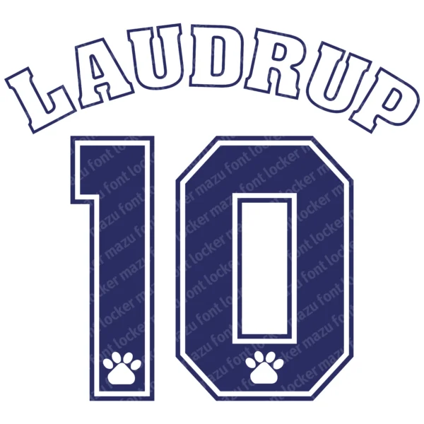 Real Madrid 1994-1996 Font Vector – Legendary Los Blancos Masterpiece (Requested)