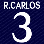 Real Madrid 1998-2000 Font Vector – Legendary Los Blancos Masterpiece