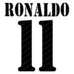 Real Madrid 2000-2003 Font Vector – Legendary Galácticos Masterpiece