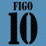 Real Madrid 2000-2003 Font Vector – Legendary Galácticos Masterpiece