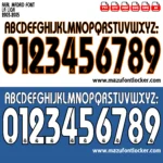 Real Madrid 2003-2005 Font Vector – Legendary Galácticos Masterpiece