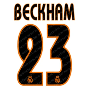 Real Madrid 2003-2005 Font