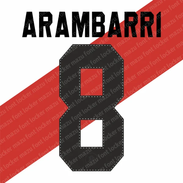 River Plate 125 Years 2026 Font Vector – Legendary Millonarios Masterpiece