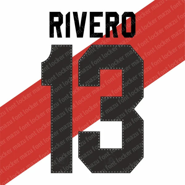 River Plate 125 Years 2026 Font Vector – Legendary Millonarios Masterpiece