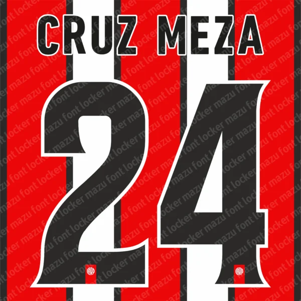 River Plate 2026-2027 Font Vector – Stunning Millonarios Masterpiece