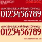 Royal Antwerp 2026-2027 Font Vector – Legendary Great Old Masterpiece