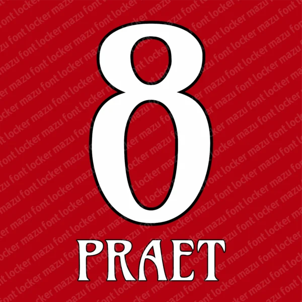 Royal Antwerp 2026-2027 Font Vector – Legendary Great Old Masterpiece
